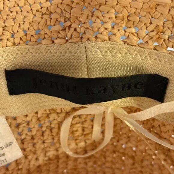 Jenni Kayne Crochet Raffia Sun Hat S/M - Picture 10 of 10